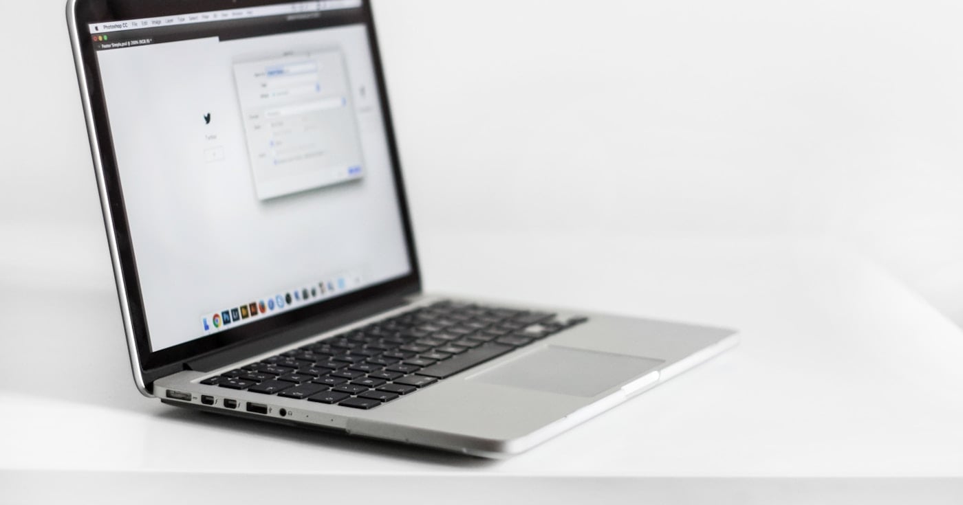 Solo founder working on micro SaaS product at laptop