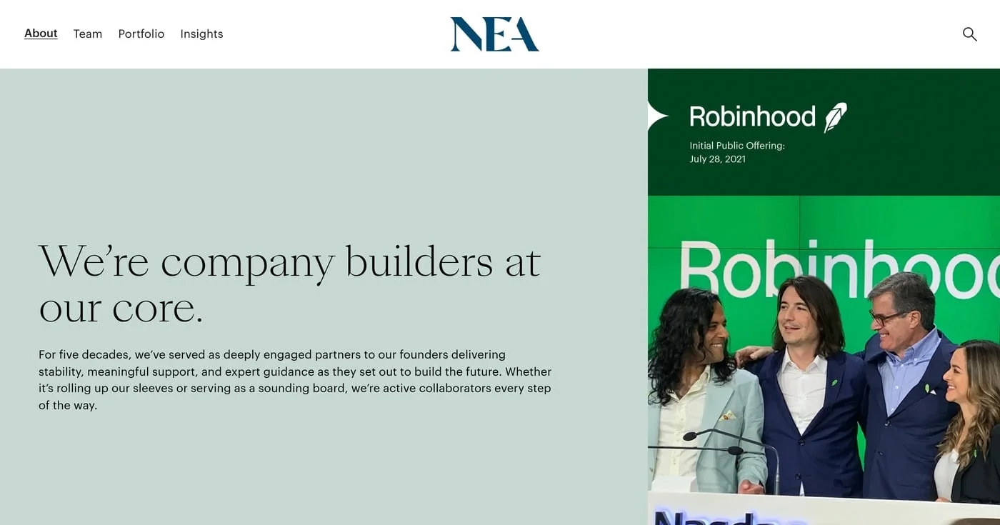 NEA About page