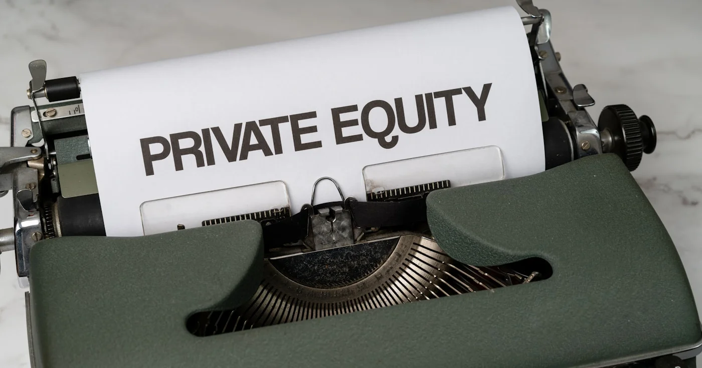 Private equity funds typewriter