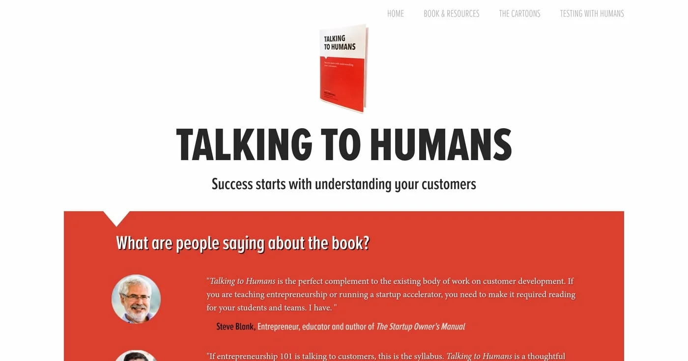 Talking to Humans, the interview companion to The Mom Test
